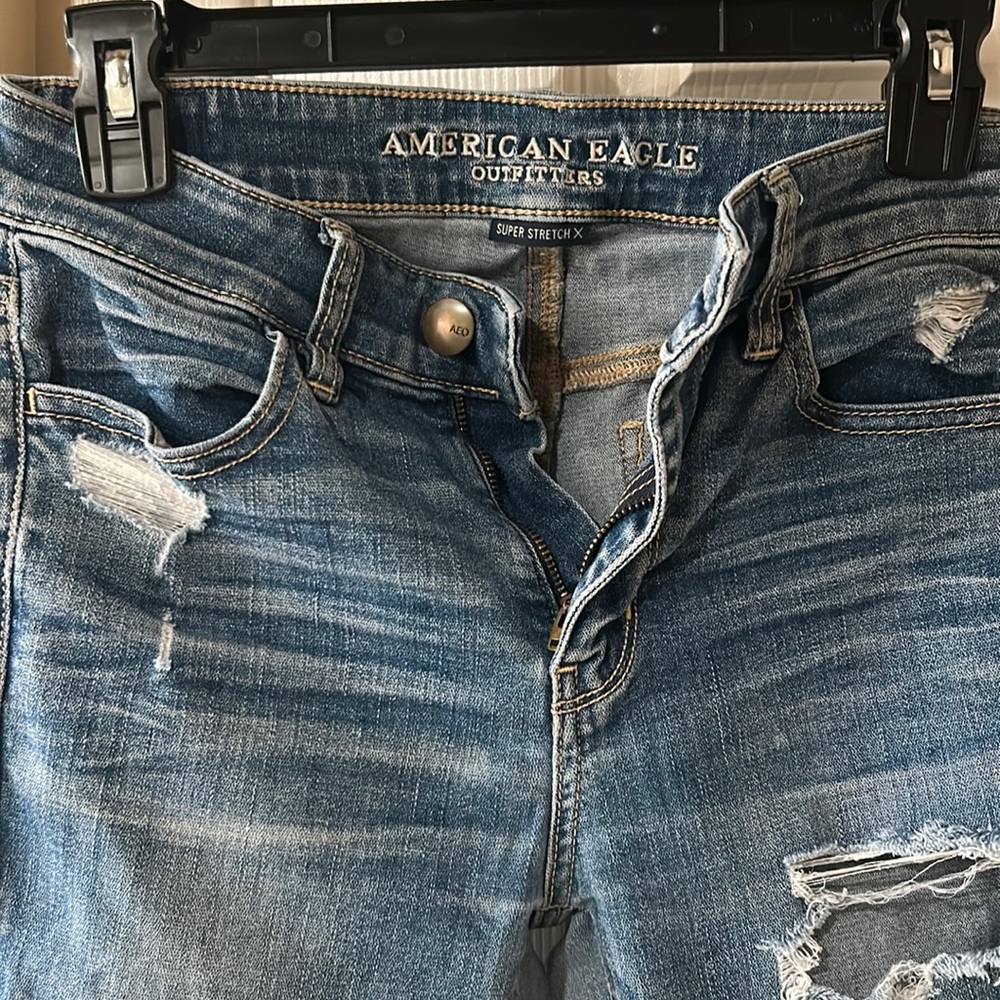 American Eagle ripped jeans